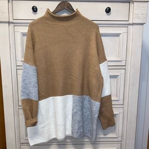 Entro Color Block Sweater
